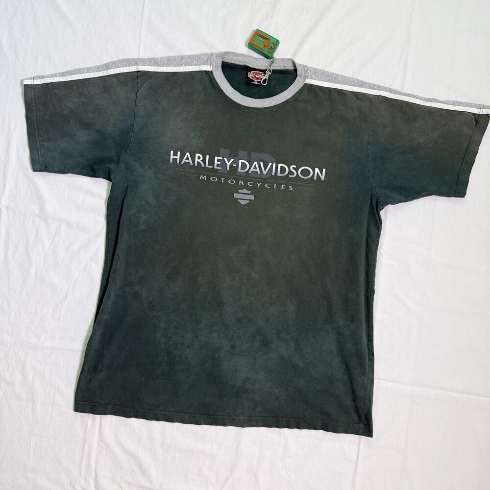 Vtg 90's Harley Davidson Heavy Fade T-Shirt - XL